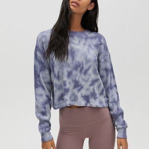 Tie dye waffle knit bundle